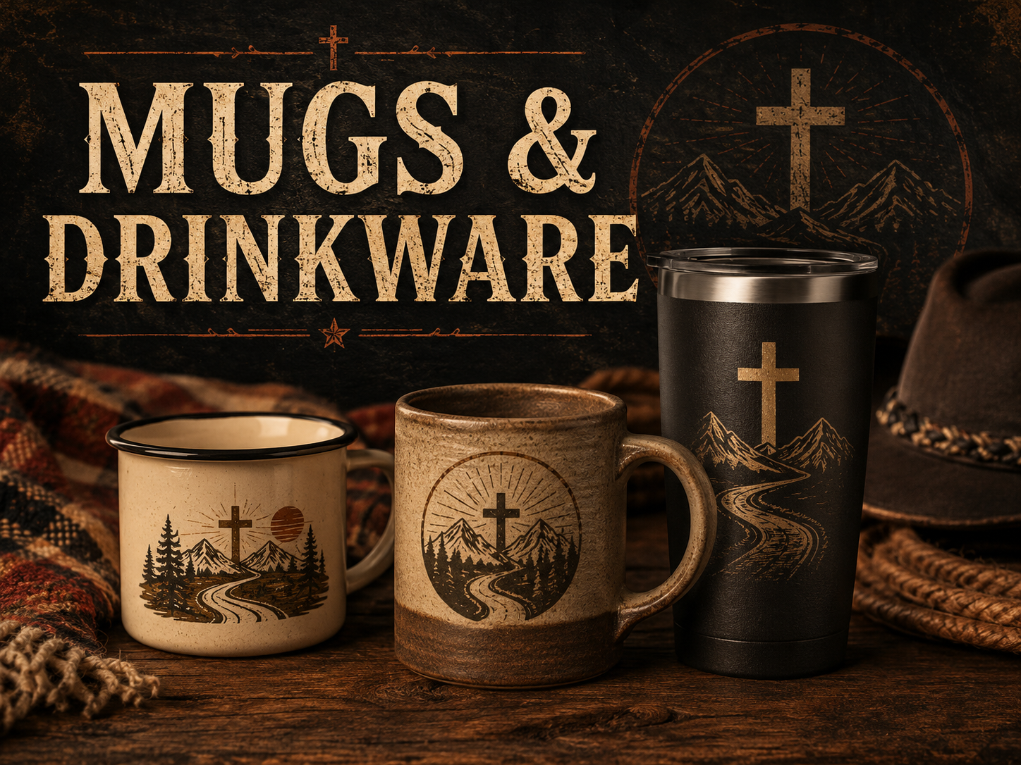 Mugs and Drinkware collection.